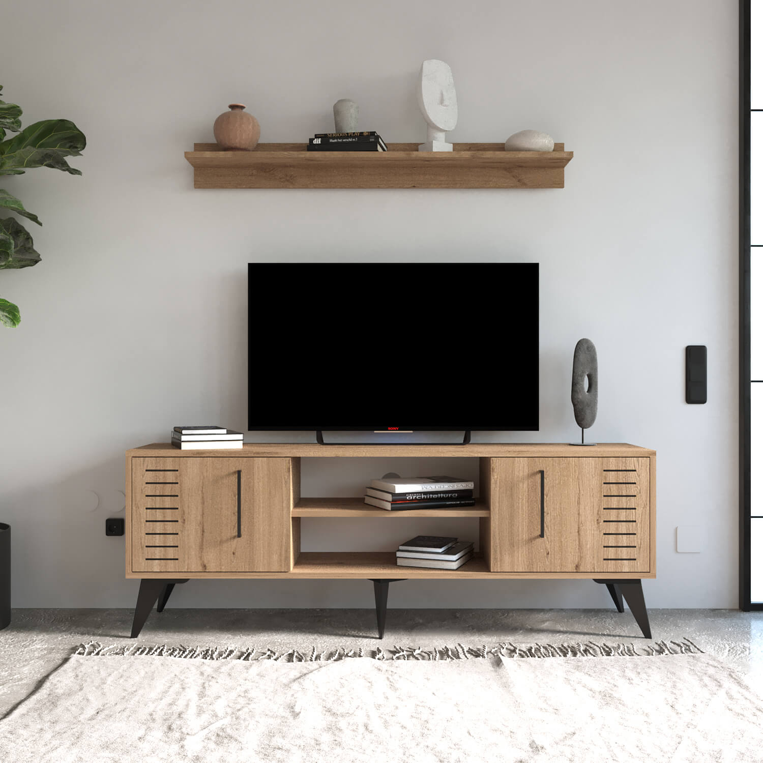 Bimossa G34 Karla Tv Ünitesi Ve Raf