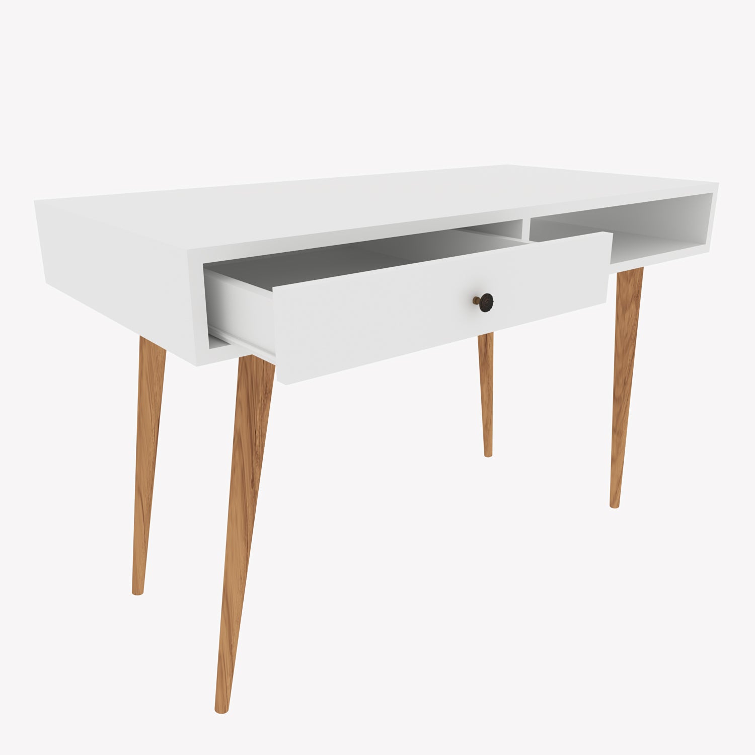 Bimossa S5110 Janus Çalışma Masası Çekmeceli Beyaz