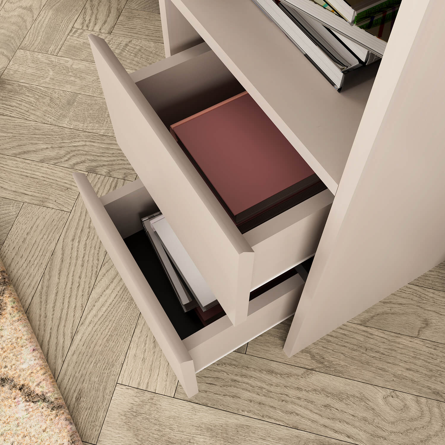 Bimossa T50 Kosta Kitaplıklı Çalışma Masası
