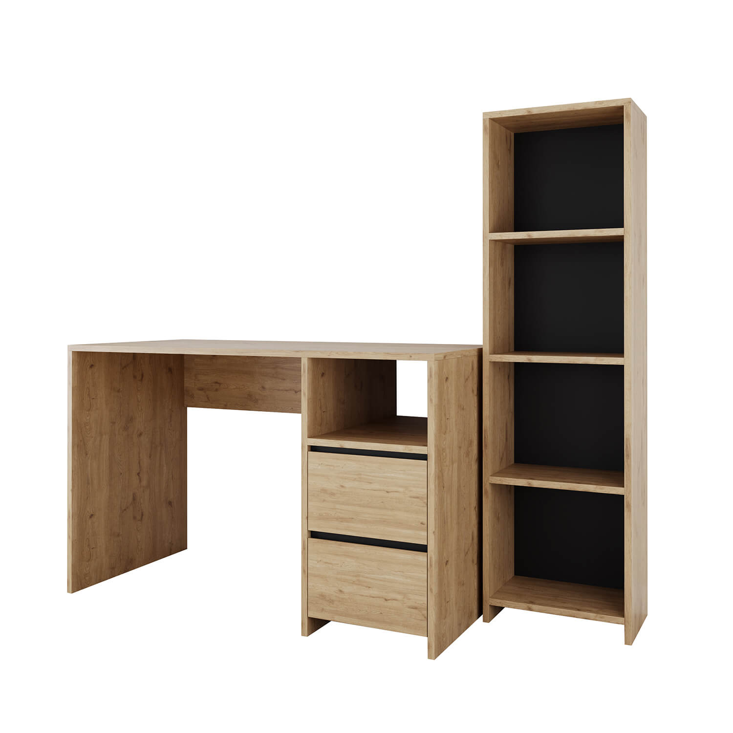 Bimossa T50 Kosta Kitaplıklı Çalışma Masası