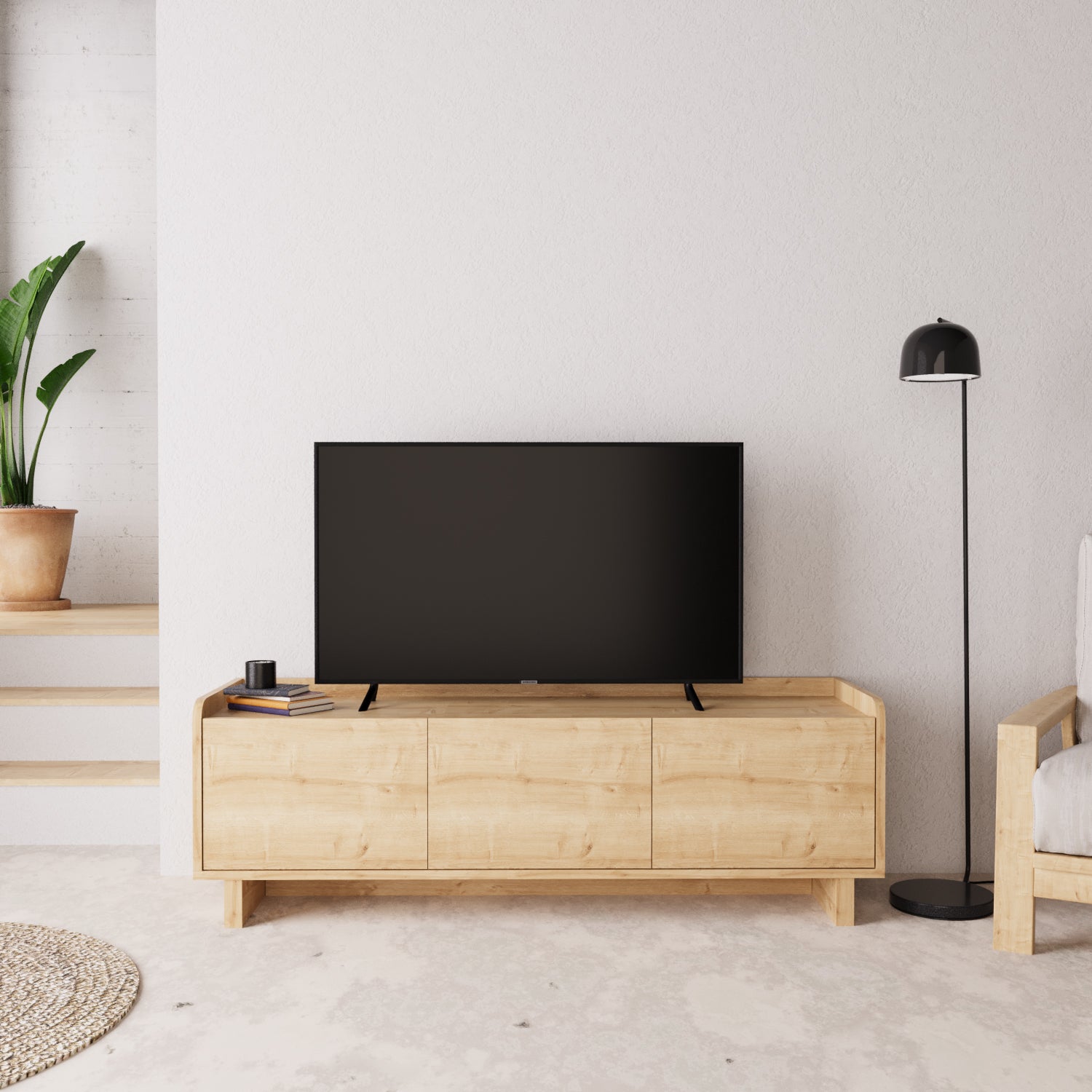 Bimossa E1120 Boho Tv Ünitesi Safir 140 cm