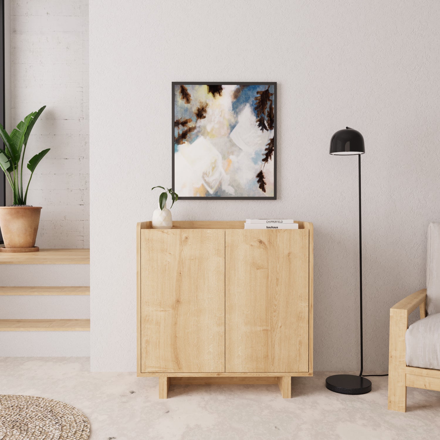 Bimossa Y1110 Boho Çok Amaçlı Dolap Safir 80 cm