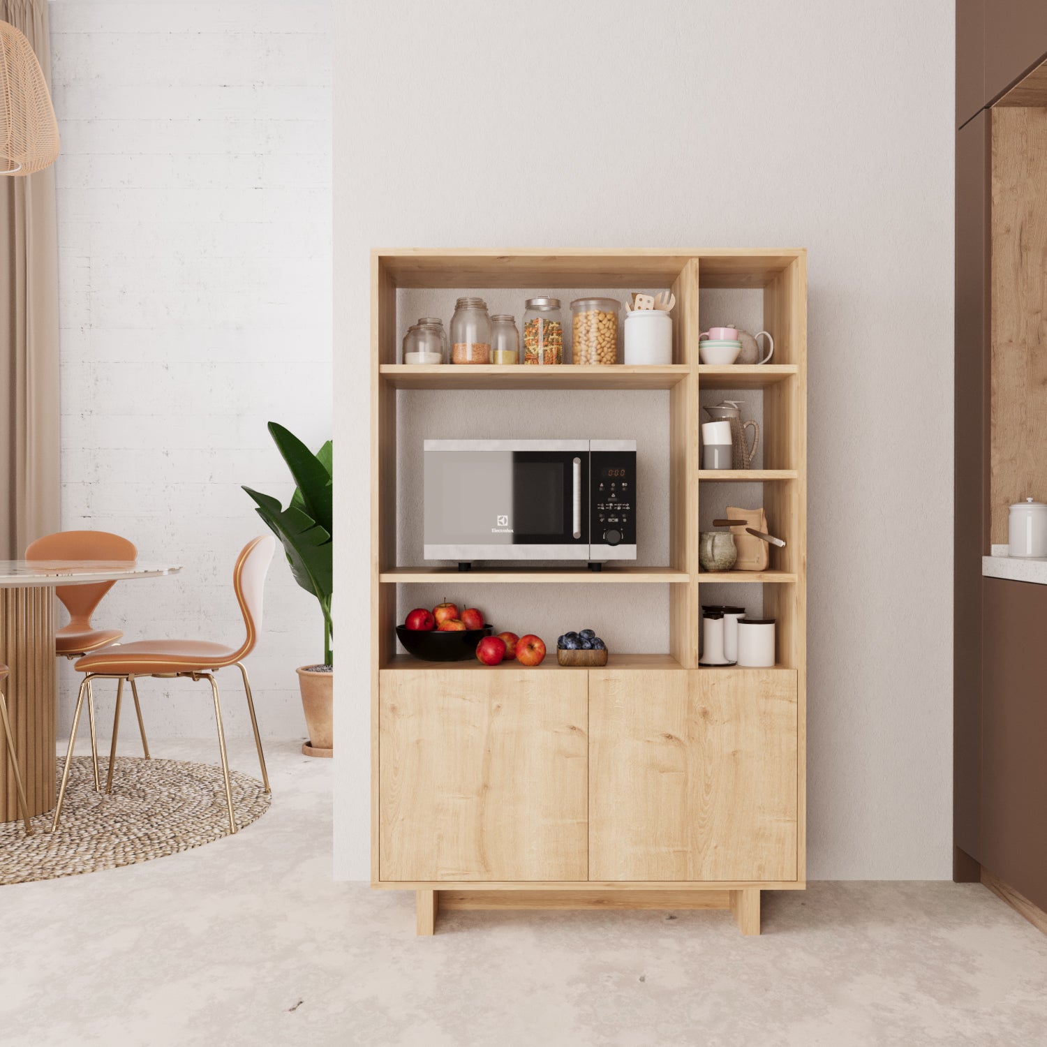 Bimossa Y1120 Boho Çok Amaçlı Dolap Safir 160 cm