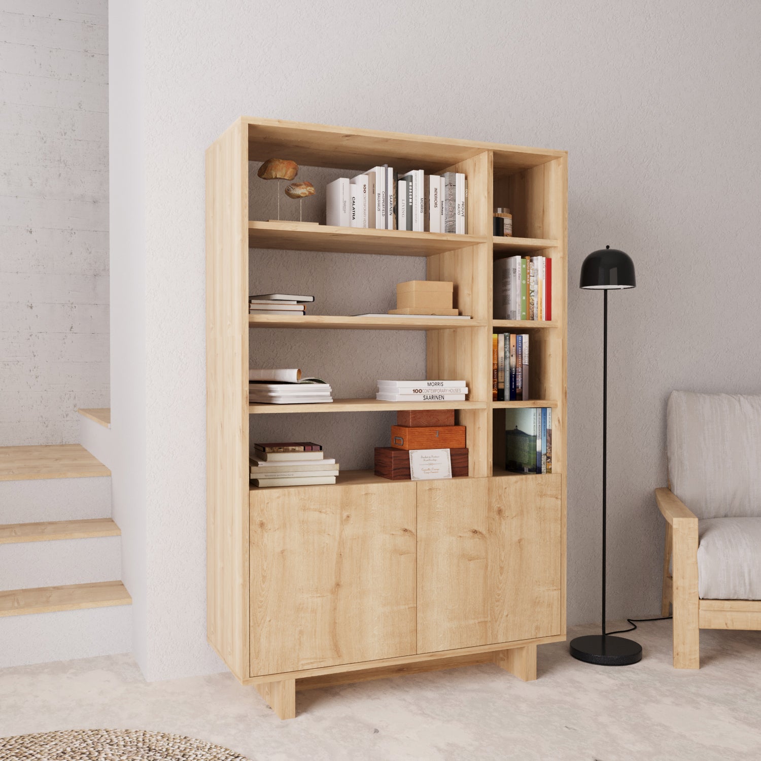 Bimossa Y1120 Boho Çok Amaçlı Dolap Safir 160 cm