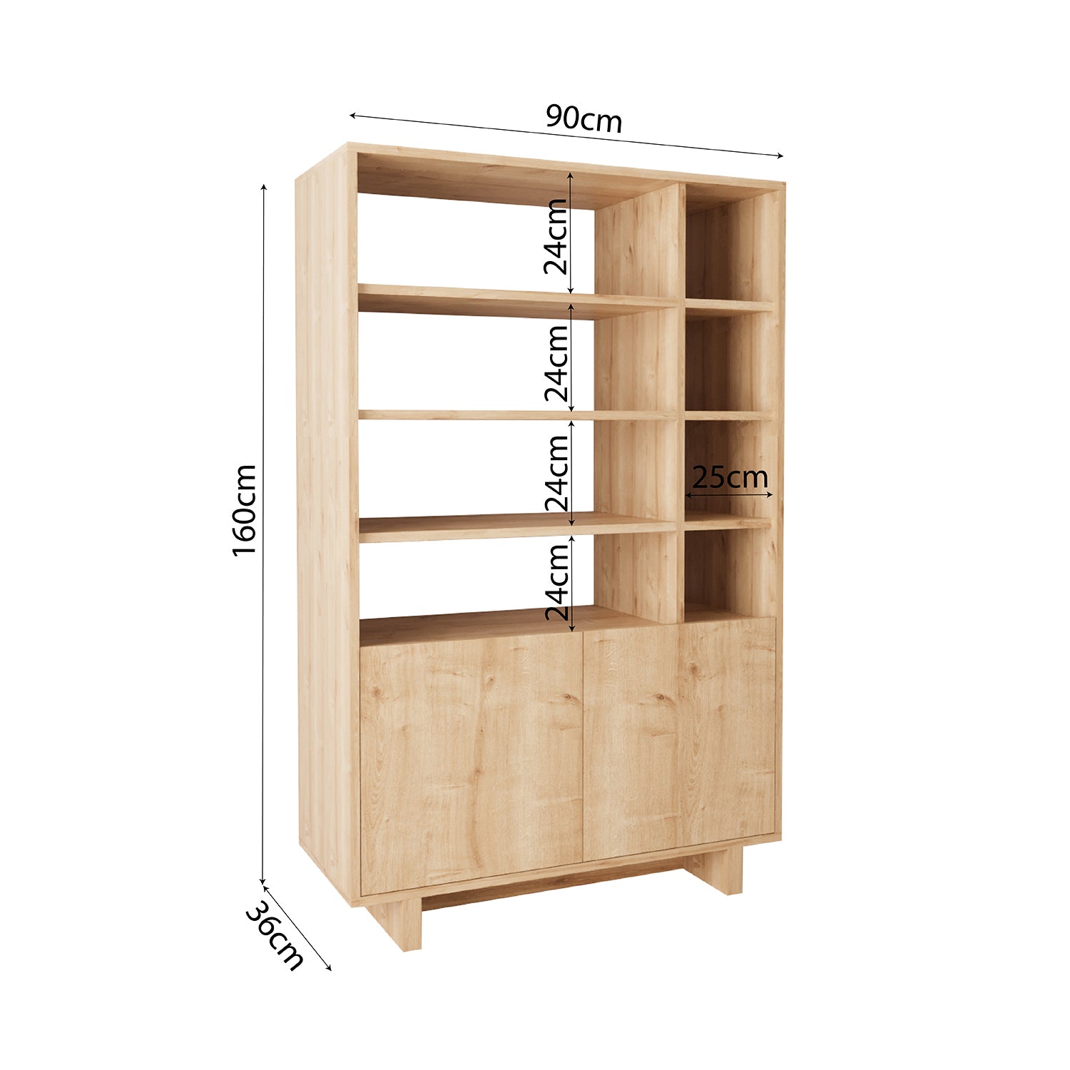 Bimossa Y1120 Boho Çok Amaçlı Dolap Safir 160 cm