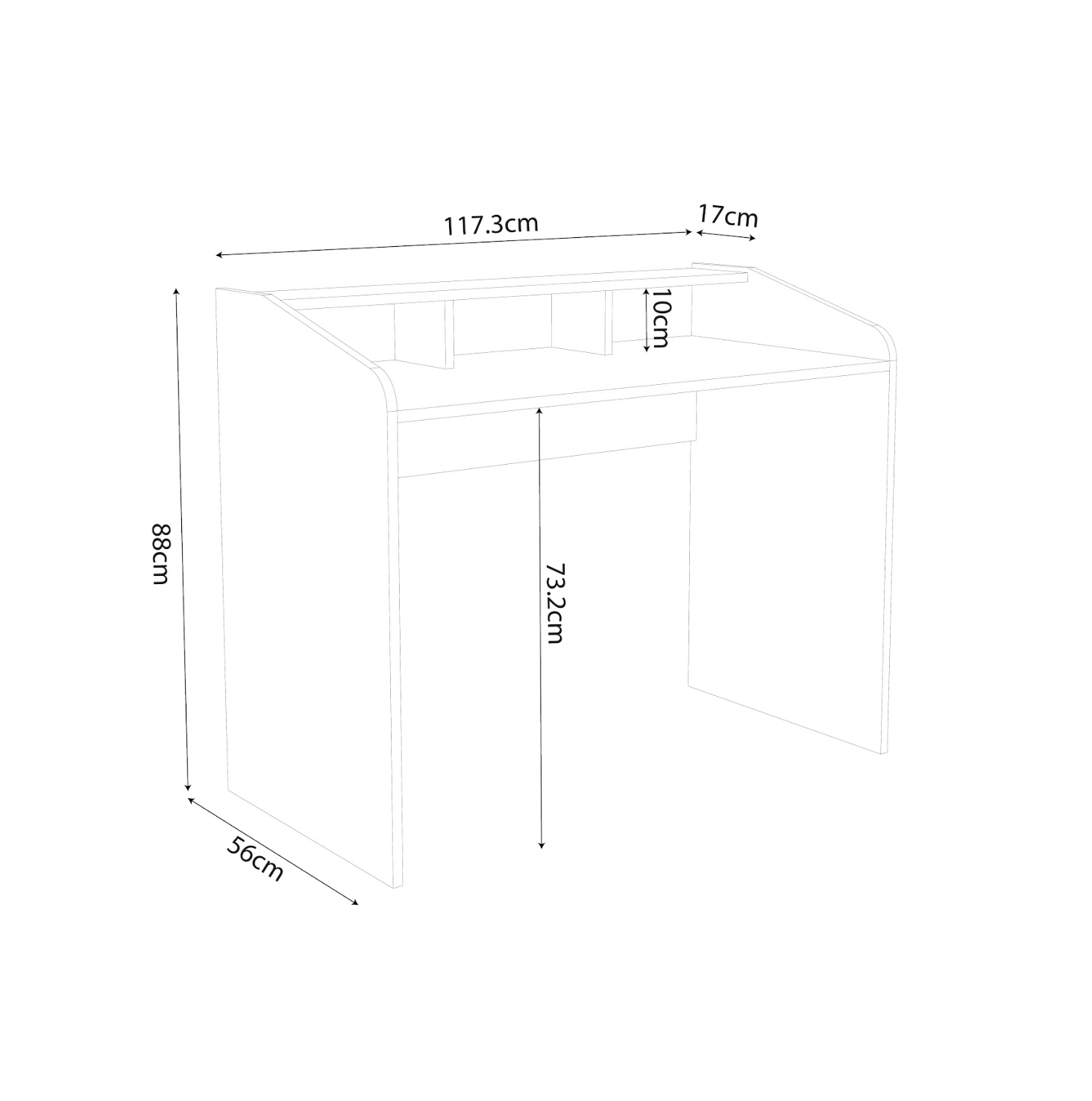 Bimossa S8280 Zuko Oyuncu Masası Siyah Kırmızı 117 cm & Gamer Bilgisayar Masası