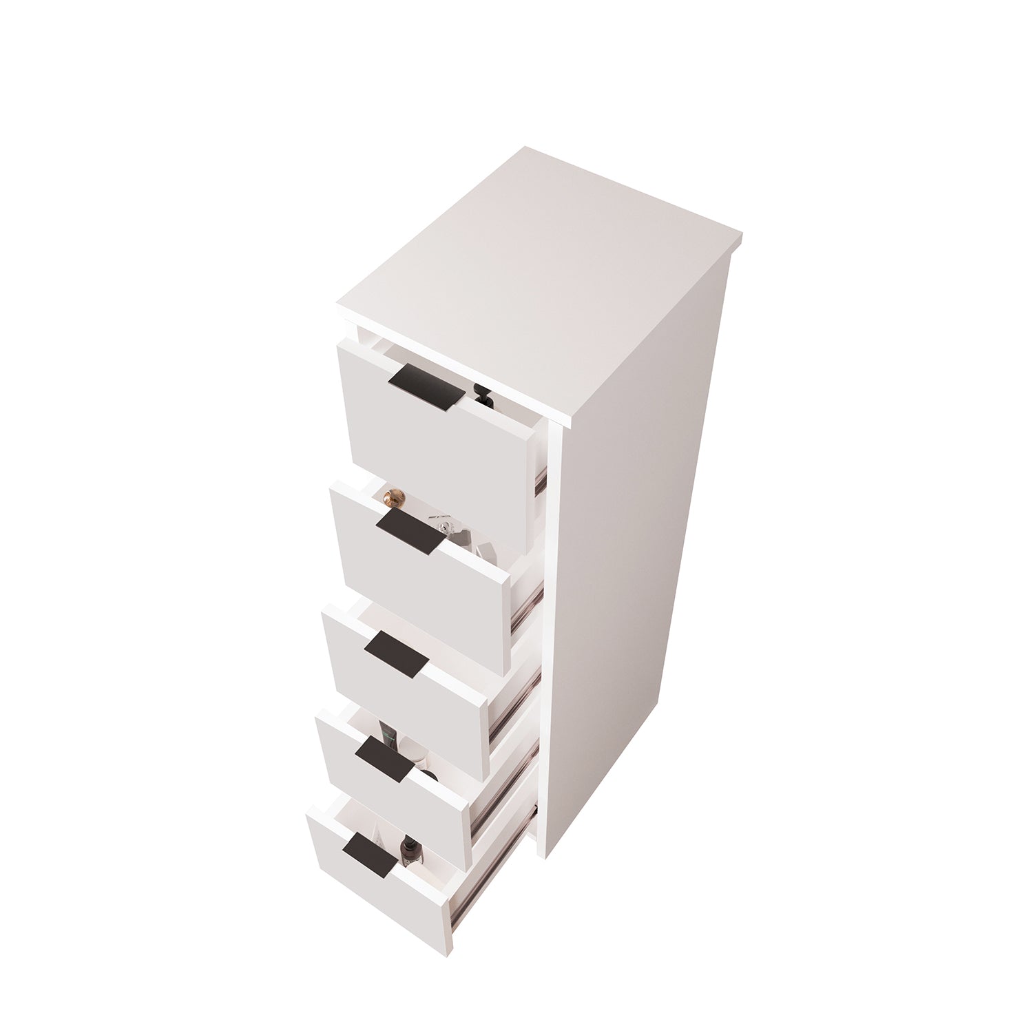 Bimossa U20 Flora Çekmeceli Dolaplı Tabureli Makyaj Masası