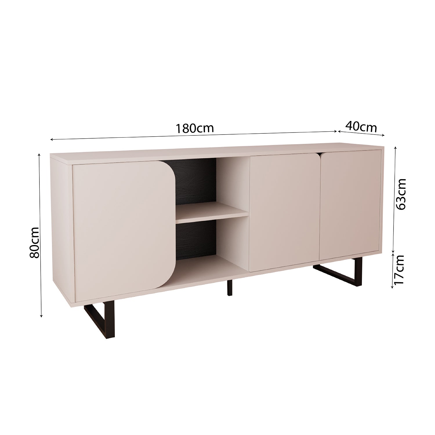 Bimossa H15 Matis Konsol 180 cm