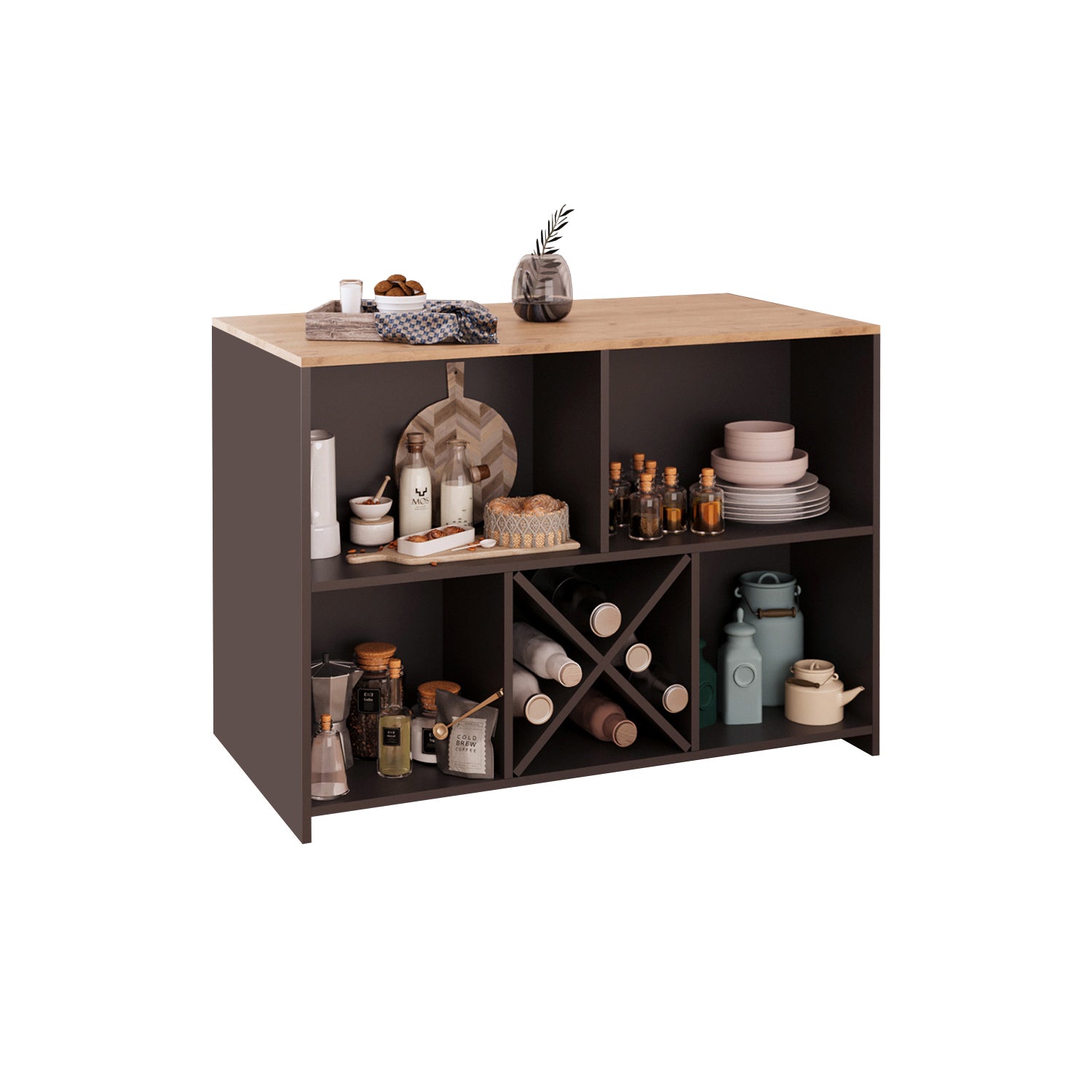 Bimossa G40 Monet 3 Tabureli Mutfak Adası