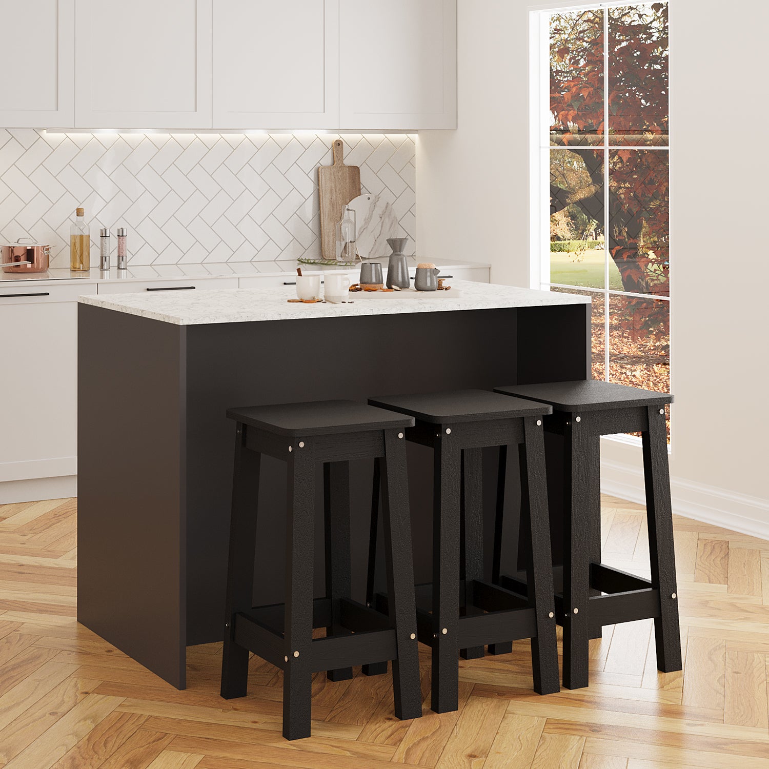 Bimossa G40 Monet 3 Tabureli Mutfak Adası