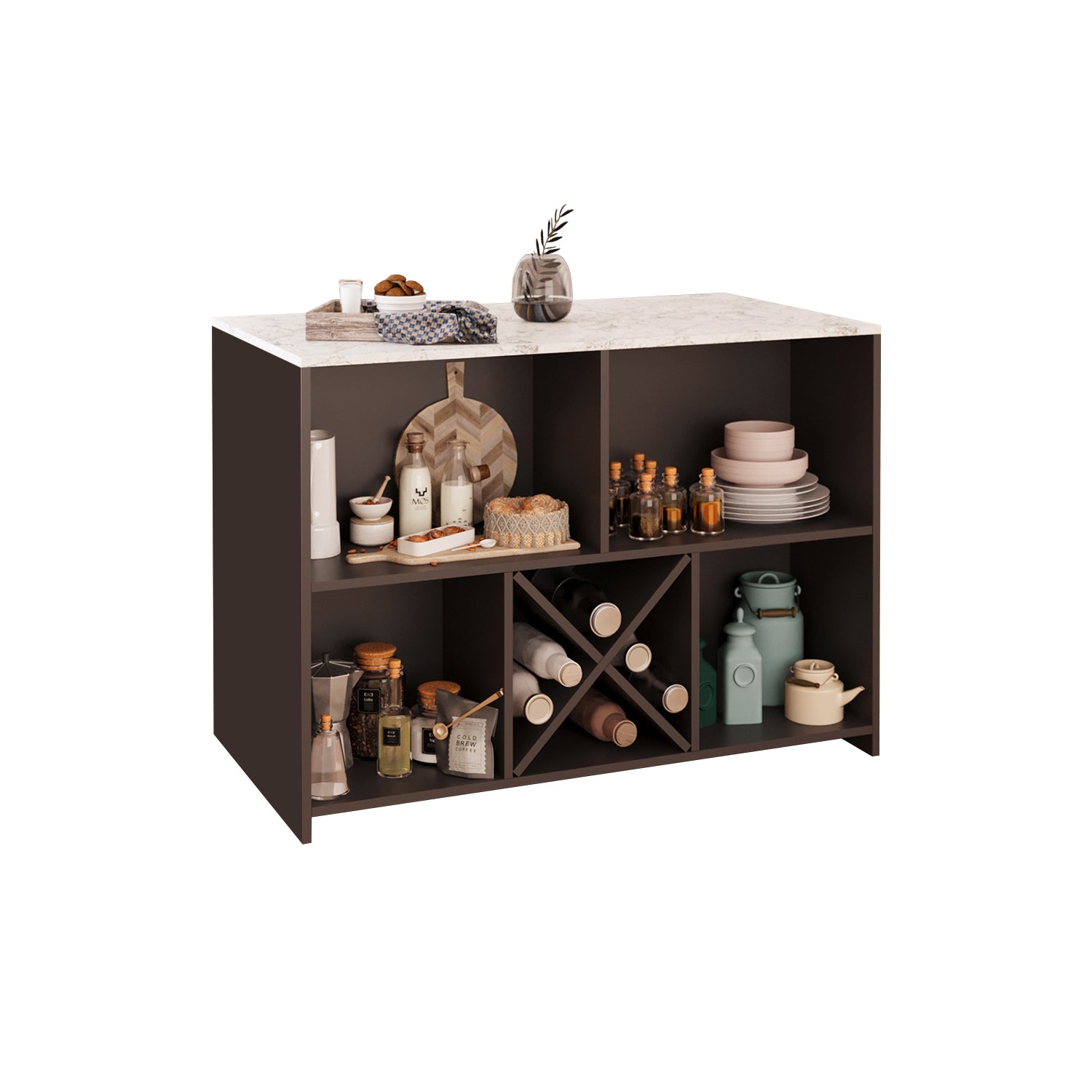 Bimossa G40 Monet 3 Tabureli Mutfak Adası