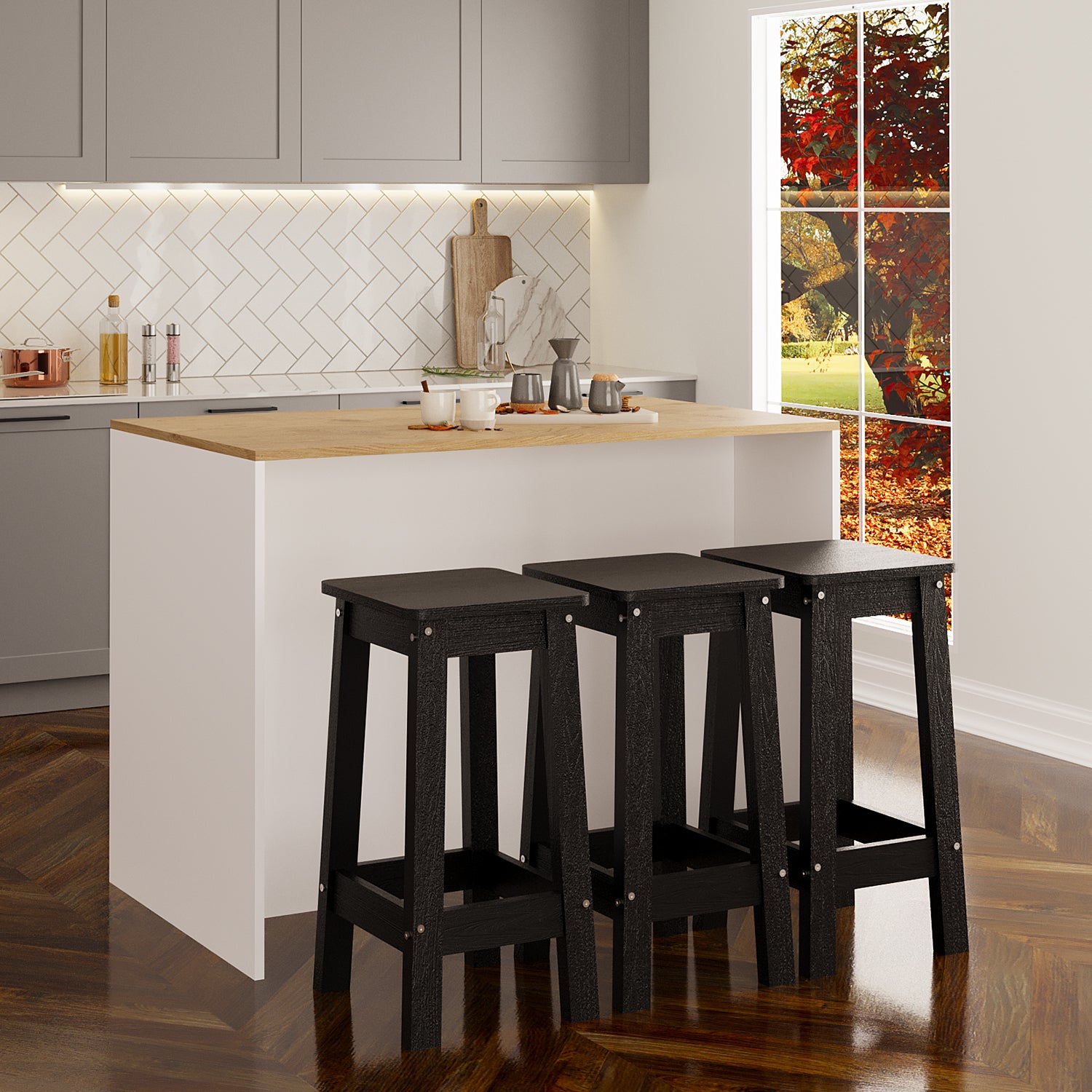 Bimossa G40 Monet 3 Tabureli Mutfak Adası