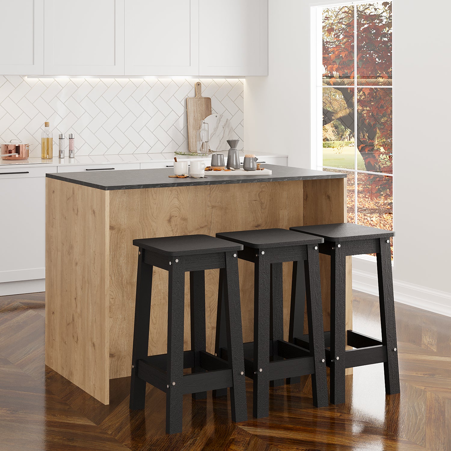 Bimossa G40 Monet 3 Tabureli Mutfak Adası