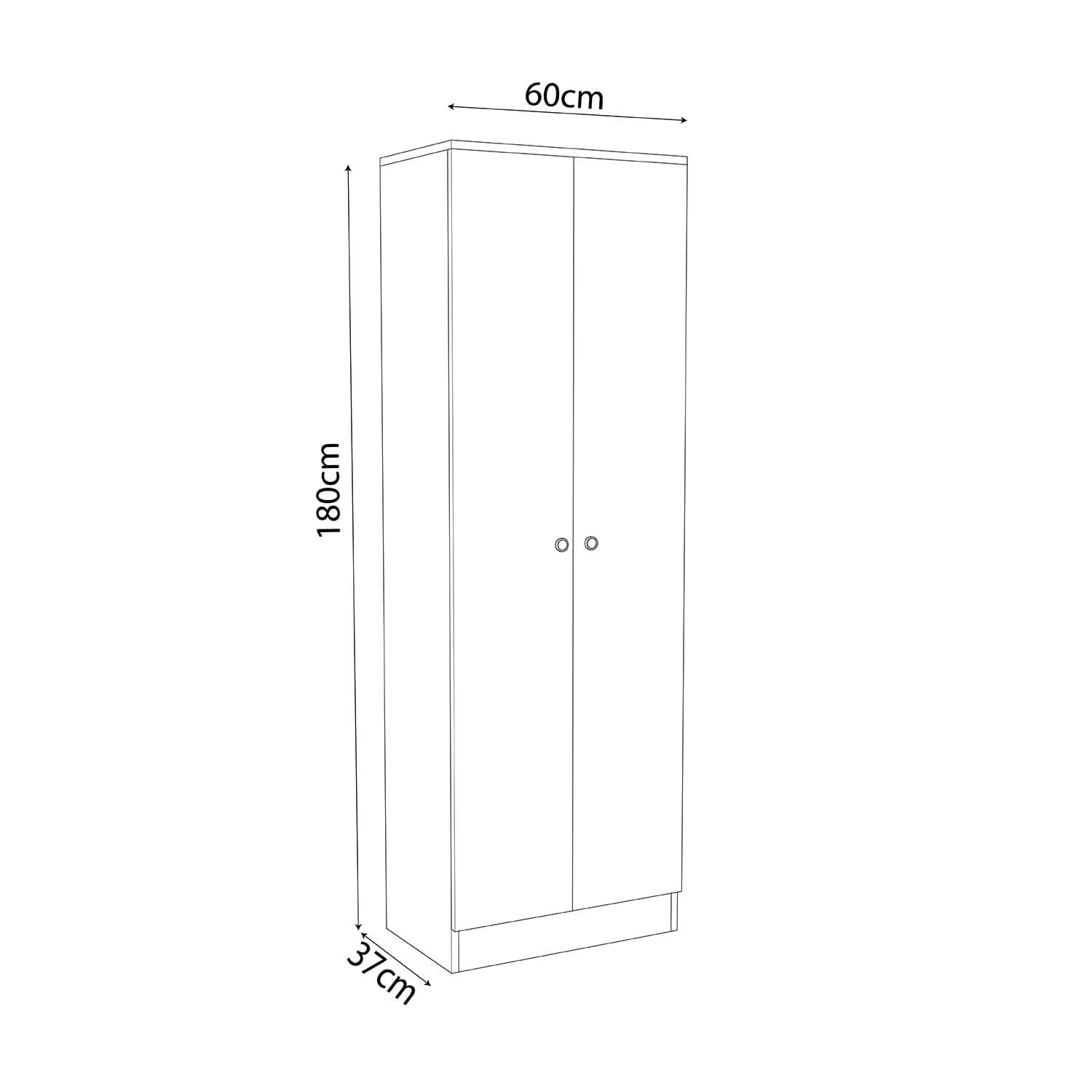 Bimossa P4010 Varna Portmanto 180 cm Sepet-Beyaz