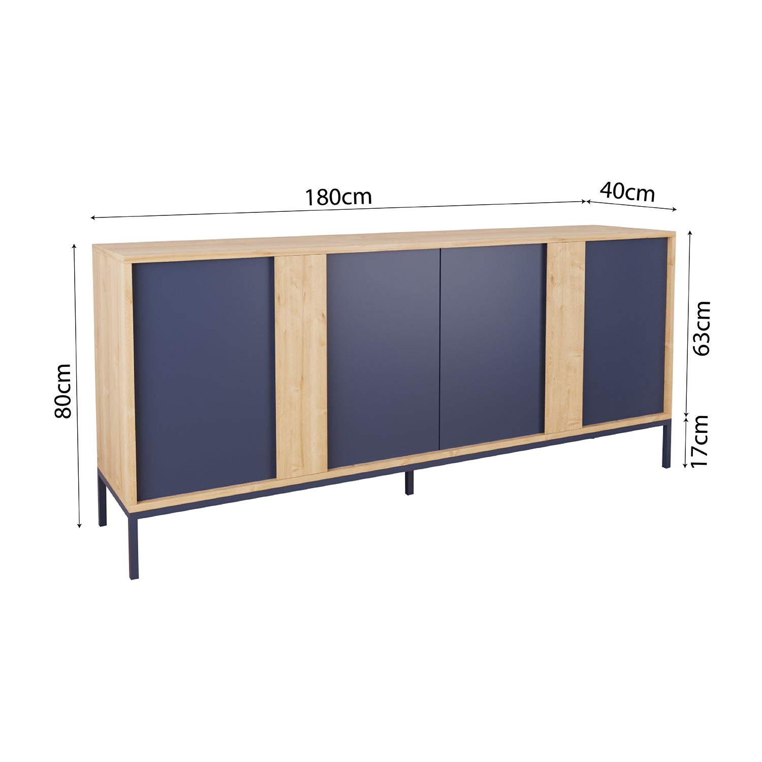 Bimossa H36 Soho Konsol 180 cm