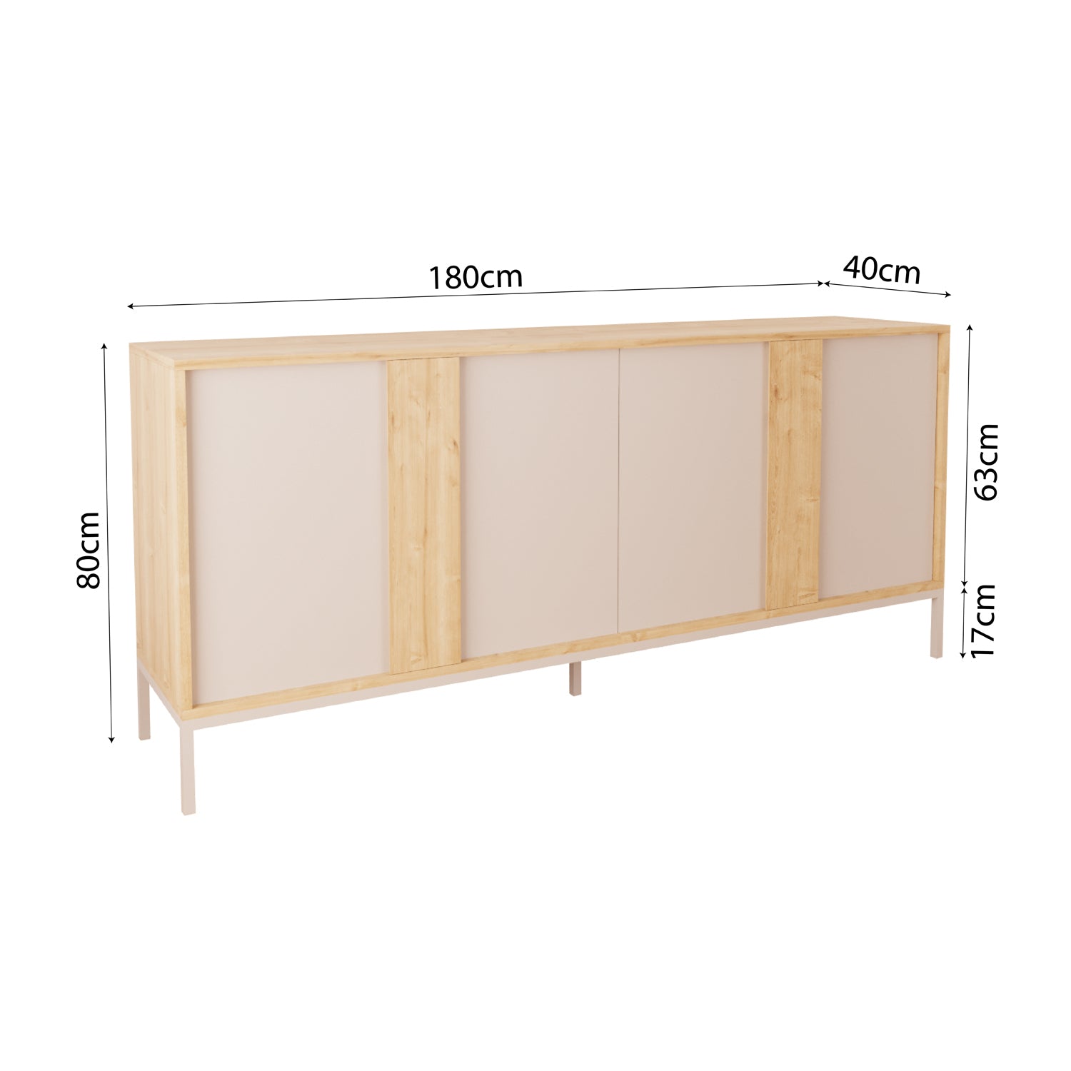 Bimossa H36 Soho Konsol 180 cm