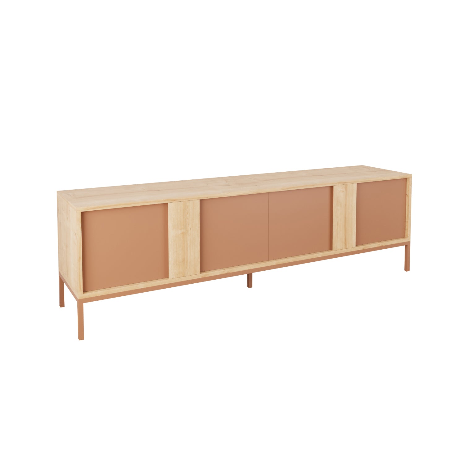 Bimossa E33 Soho TV Ünitesi 180 cm 4 Kapaklı Modern Salon Televizyon Ünitesi