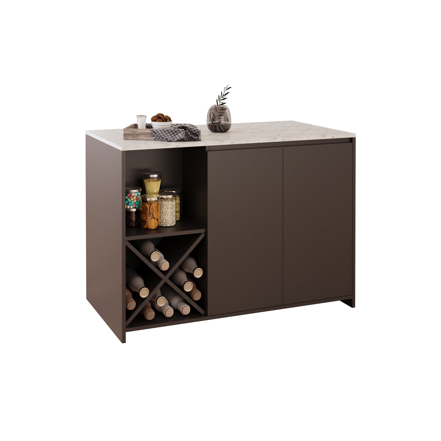 Bimossa L51 Vino Mutfak Adası 127 cm