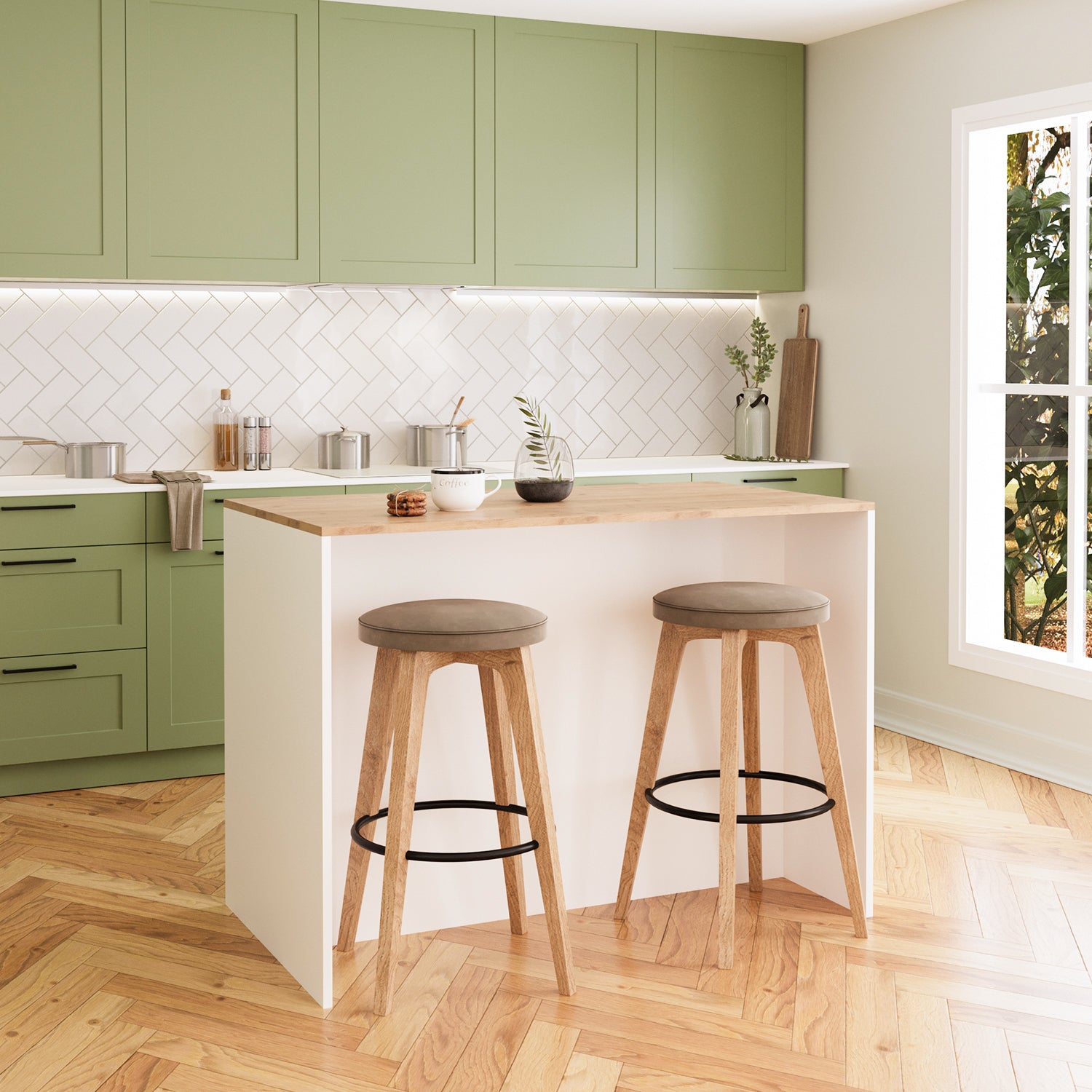 Bimossa L51 Vino Mutfak Adası 127 cm