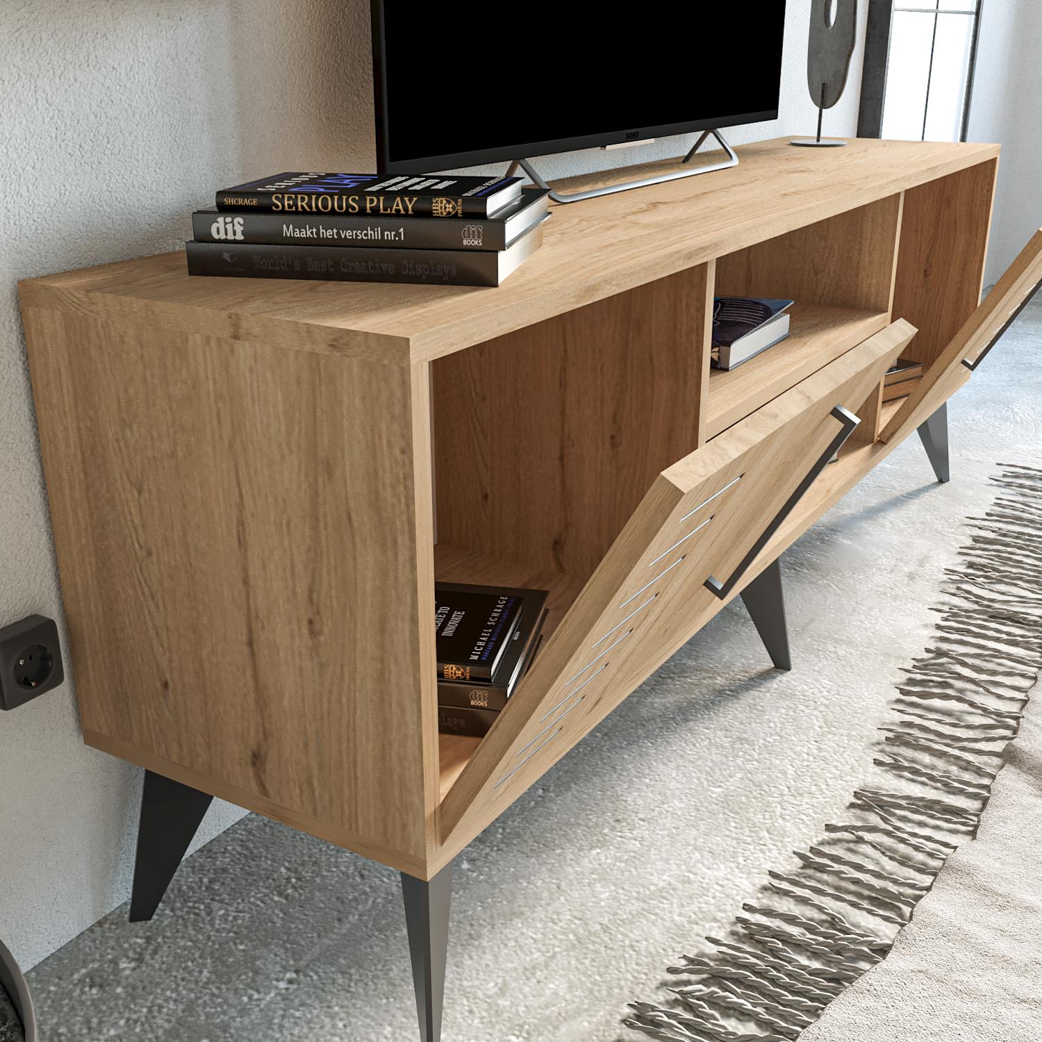 Bimossa D3510 Karla Tv Sehpası 160 cm Sepet