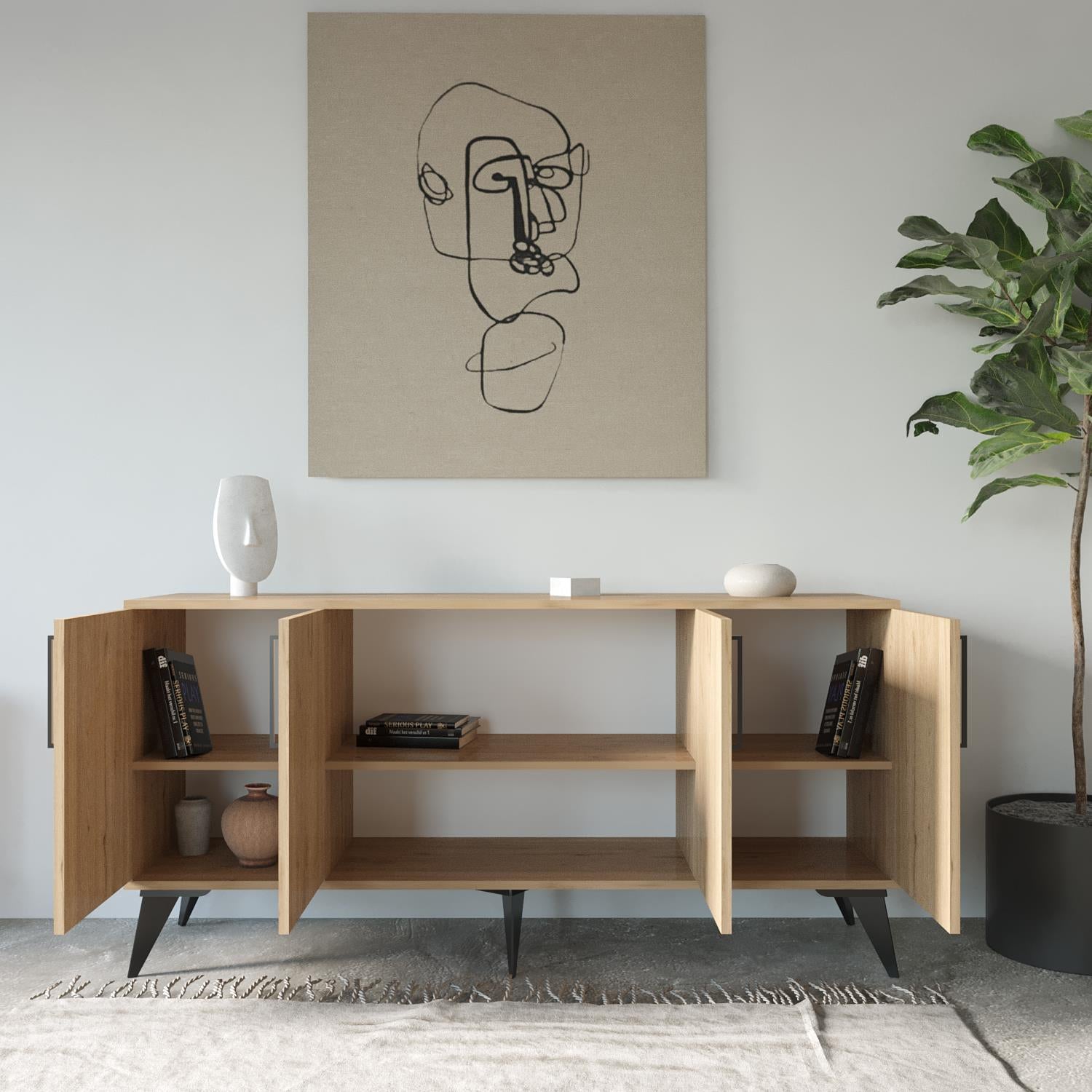 Bimossa H35 Karla Konsol 160 cm