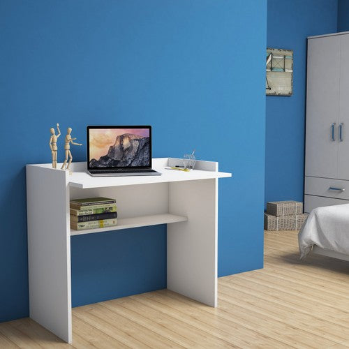 Bimossa S1040 Mehpare Beyaz Çalışma Masası 90 cm