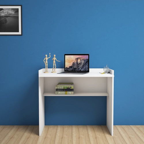 Bimossa S1040 Mehpare Beyaz Çalışma Masası 90 cm