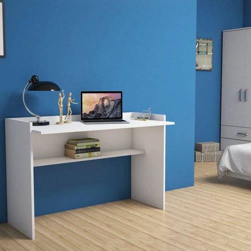 Bimossa S6040 Nazende Beyaz Çalışma Masası 118 cm