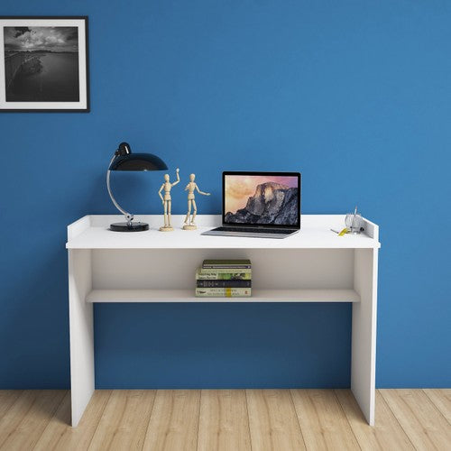 Bimossa S6040 Nazende Beyaz Çalışma Masası 118 cm