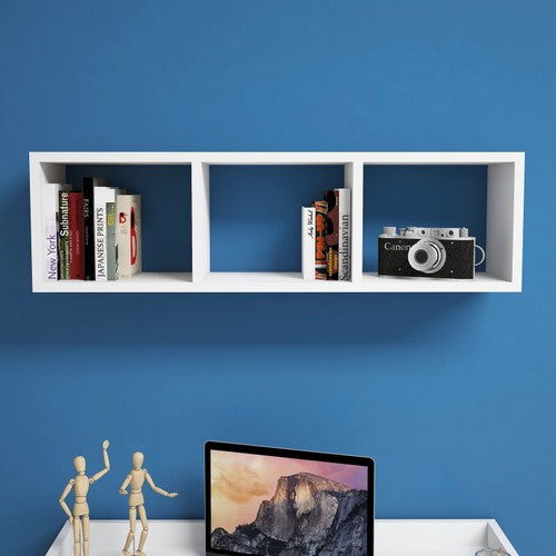 Bimossa X1040 Reyhan Çalışma Masası Rafı Beyaz