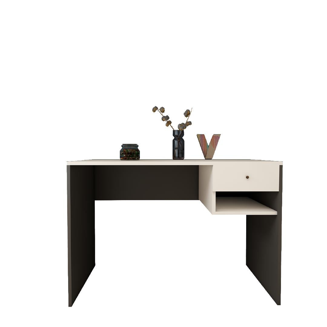 Bimossa S7130 Berlin Çalışma Masası Antrasit/Beyaz