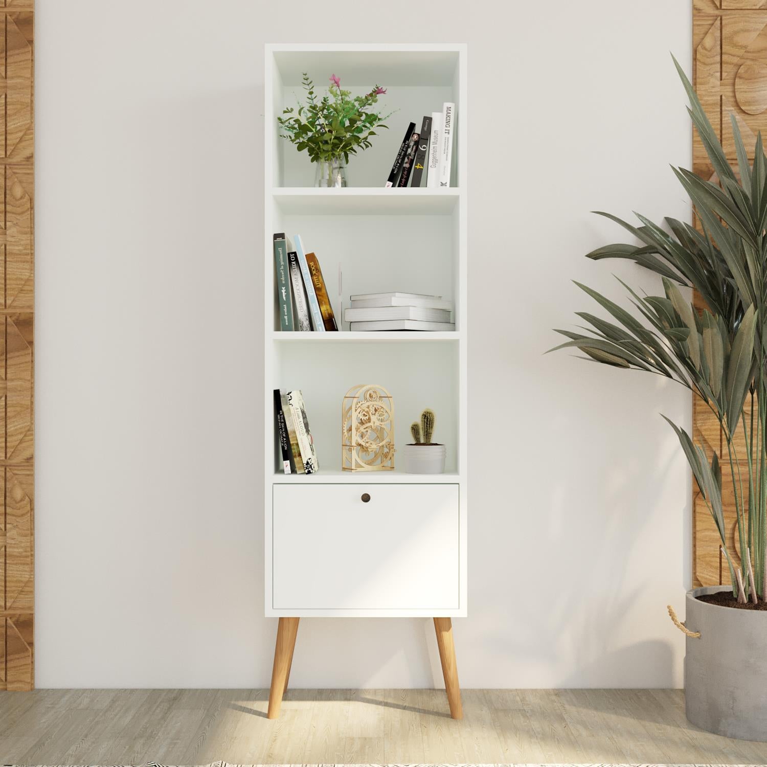 Bimossa W5010 Janus Kitaplık Beyaz