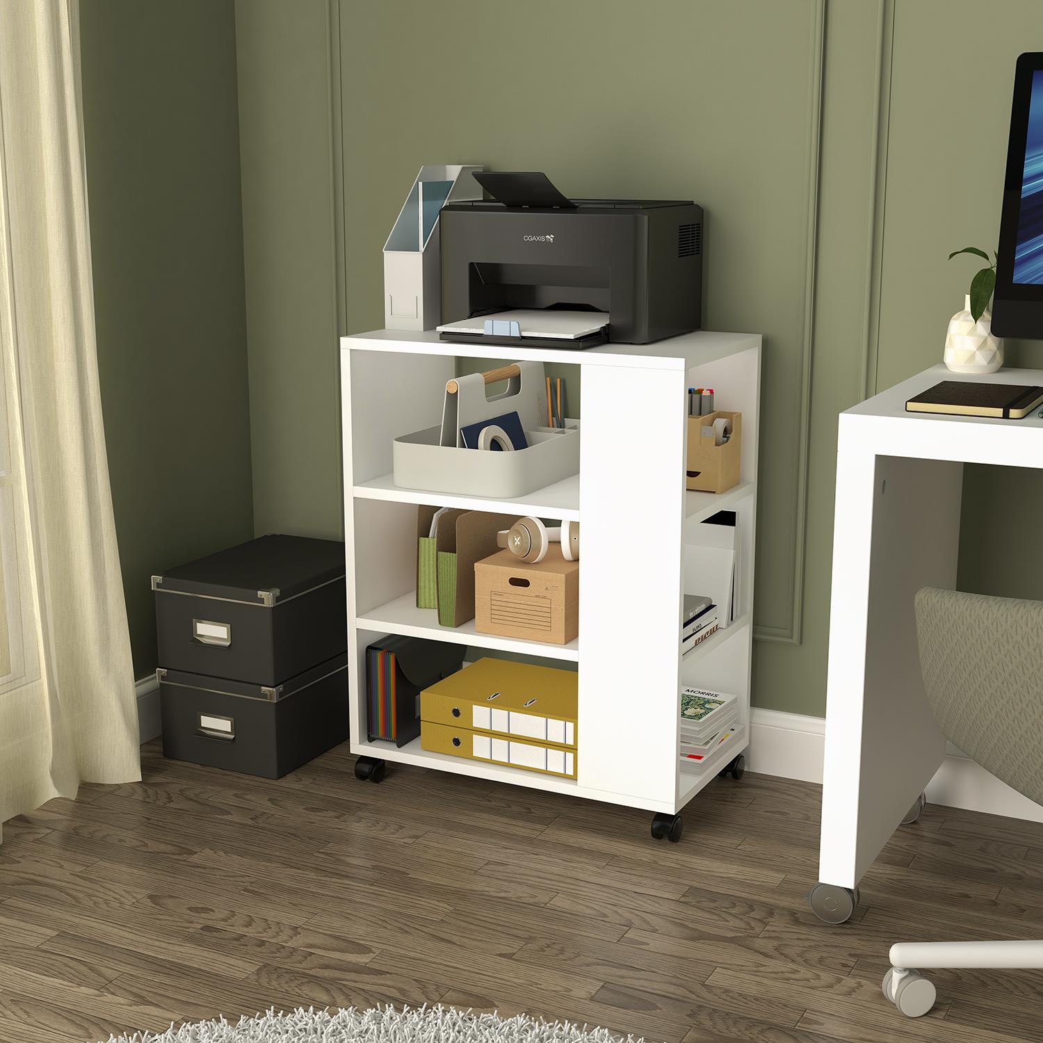 Bimossa Y9010 Levi Çok Amaçlı Dolap Beyaz