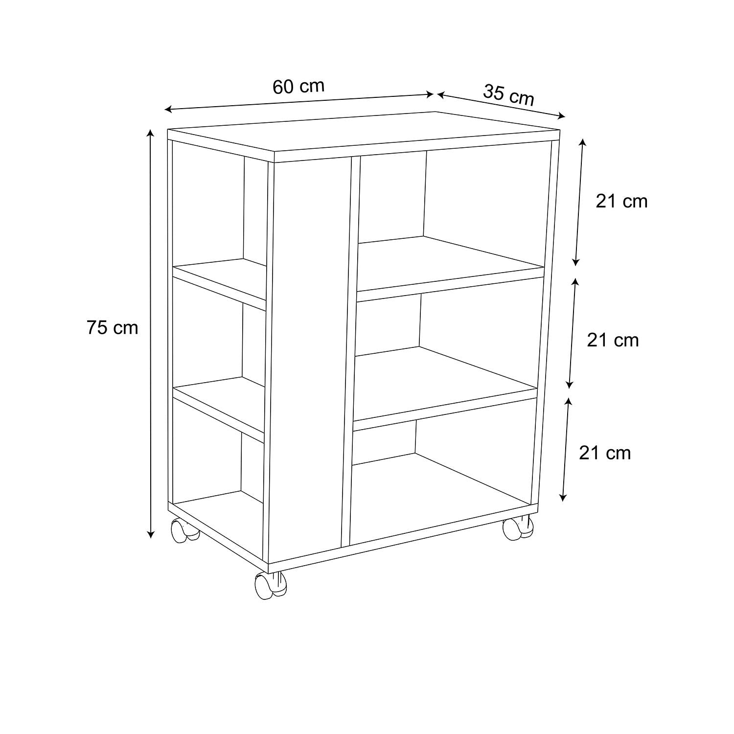 Bimossa Y9010 Levi Çok Amaçlı Dolap Beyaz