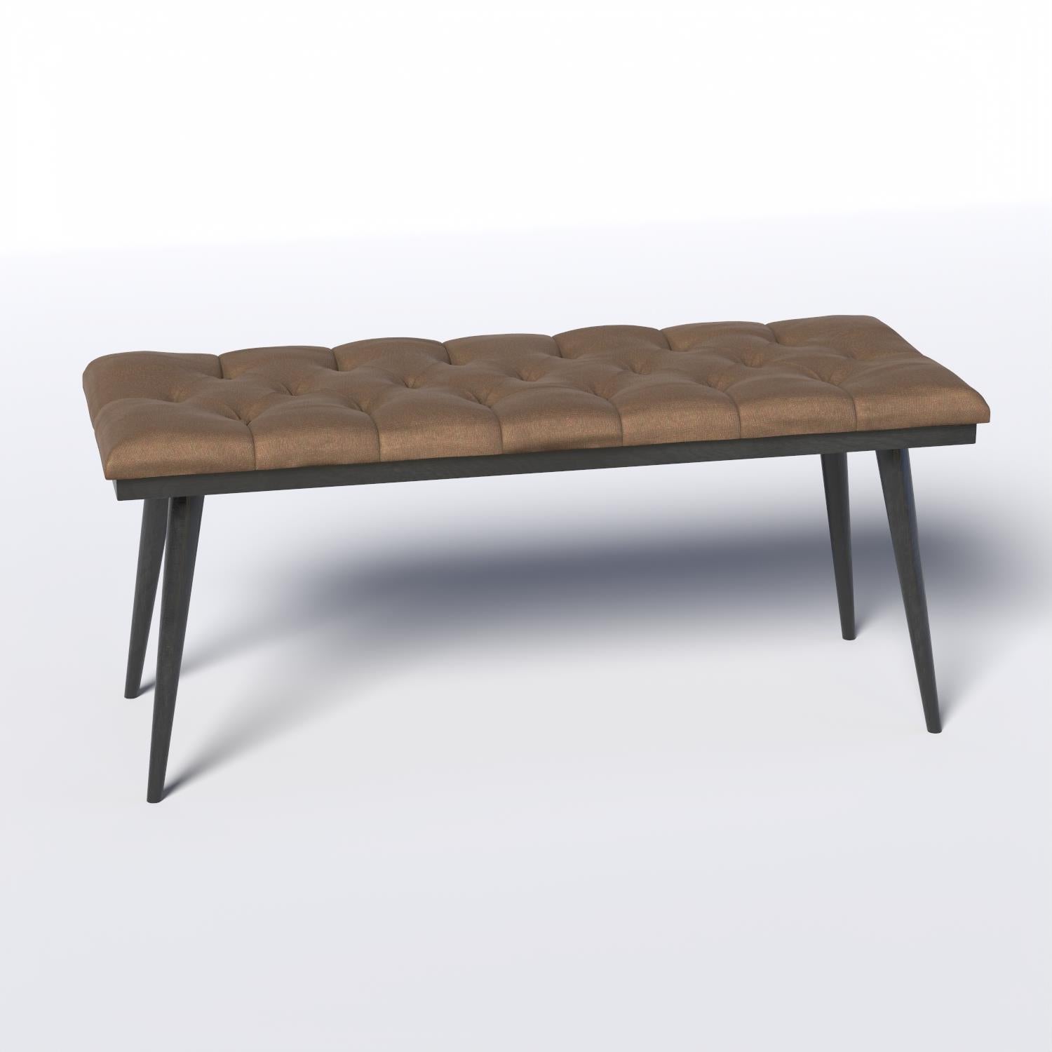 Bimossa Z10 Arden Ahşap Bench / Bank Siyah-Kahverengi