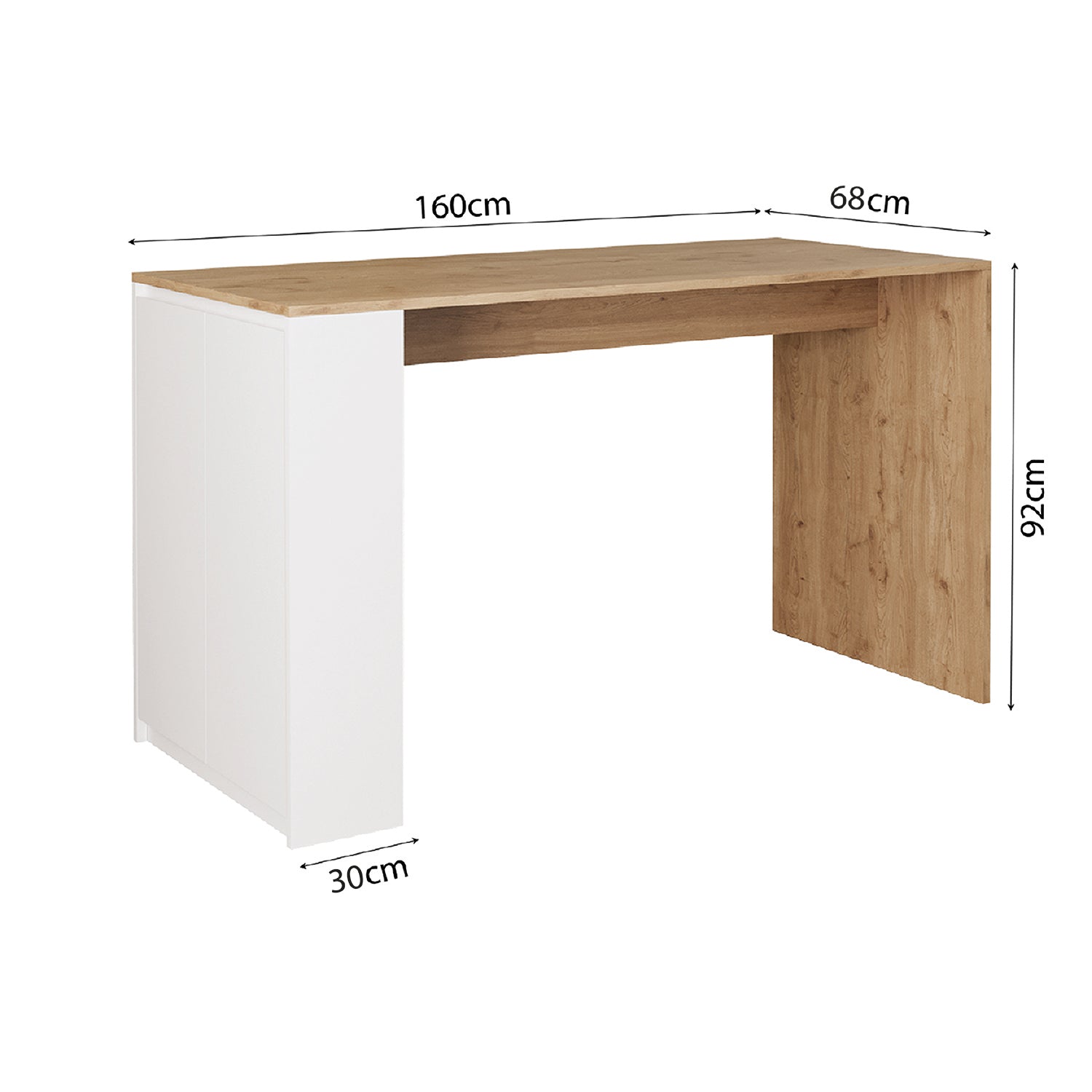 Bimossa L48 Edgar Mutfak Bar Masası 160 cm