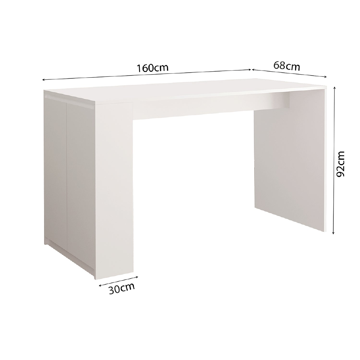 Bimossa L48 Edgar Mutfak Bar Masası 160 cm