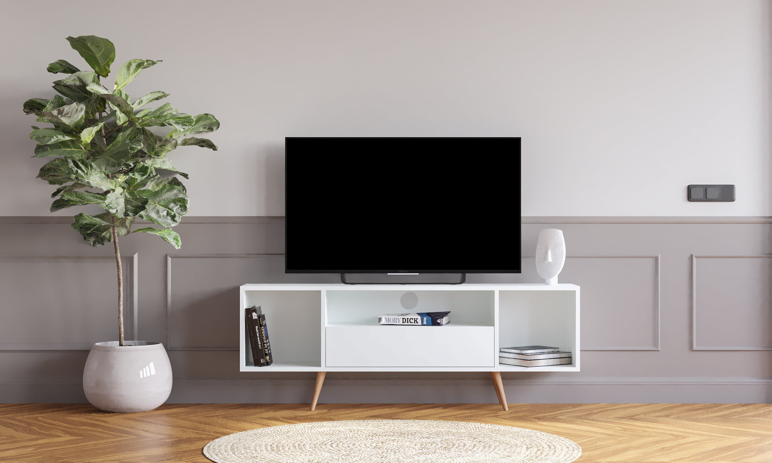 Rima Tv Ünitesi Beyaz 150 cm C1220