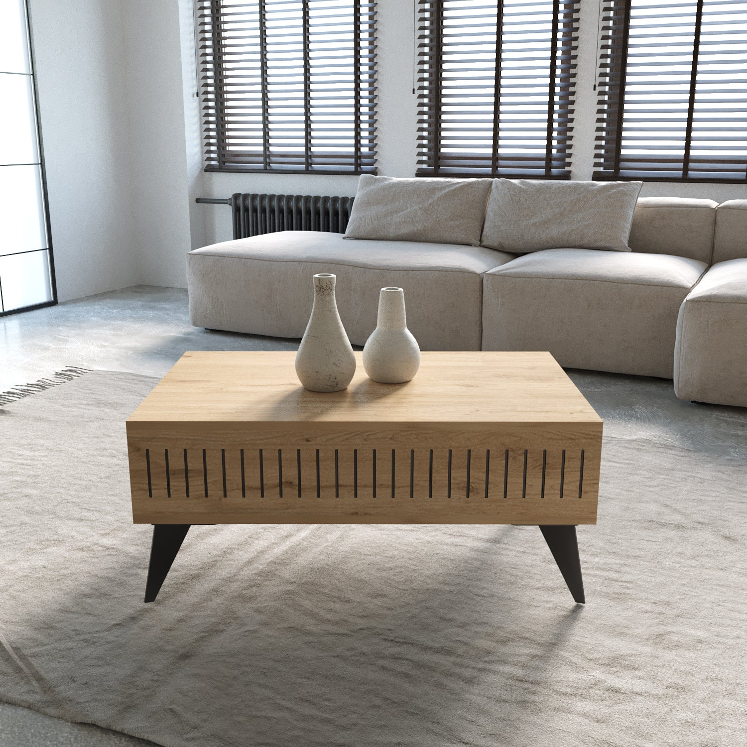 Bimossa O3510 Karla Orta Sehpa Sepet