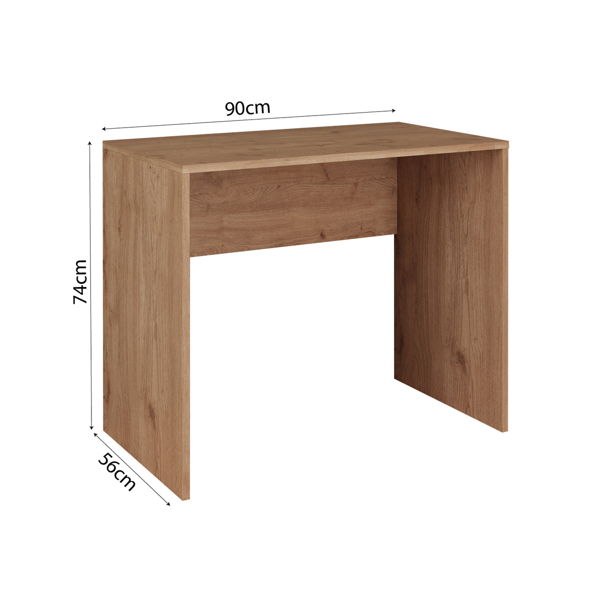 Bimossa S53 Betty Çalışma Masası, 90 cm Geniş Çalışma Alanlı Modern Çalışma Masası
