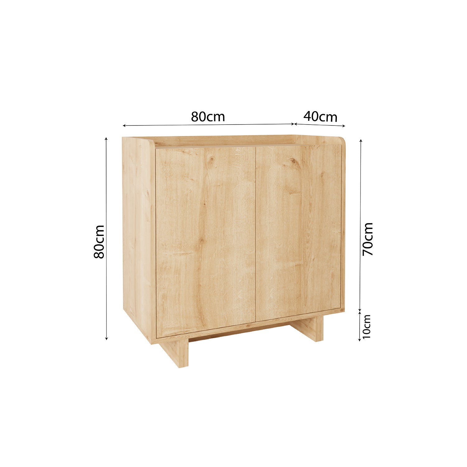 Bimossa Y1110 Boho Çok Amaçlı Dolap Safir 80 cm