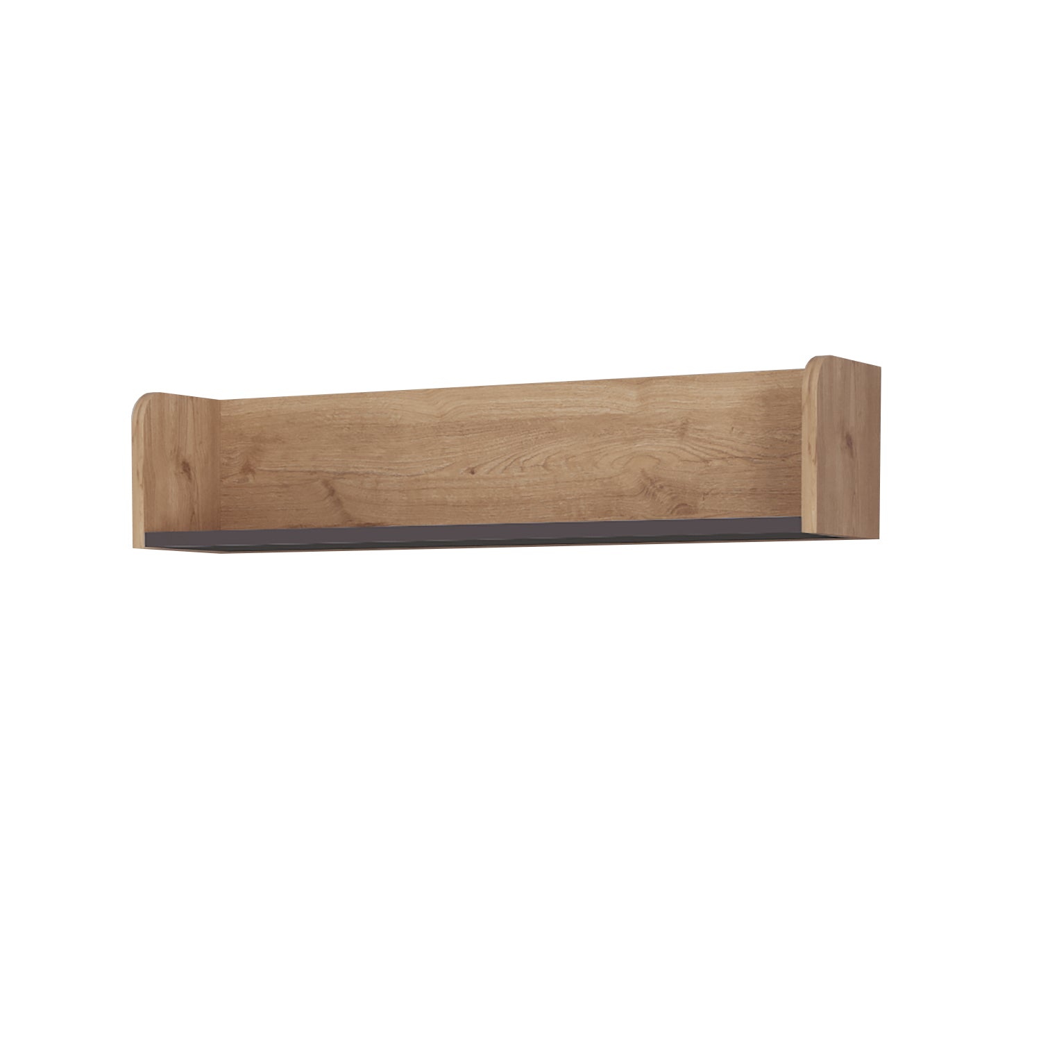 Bimossa X21 Daffy Duvar Rafı - 94 cm Geniş, 24 cm Derin ve Yuvarlatılmış Köşeli