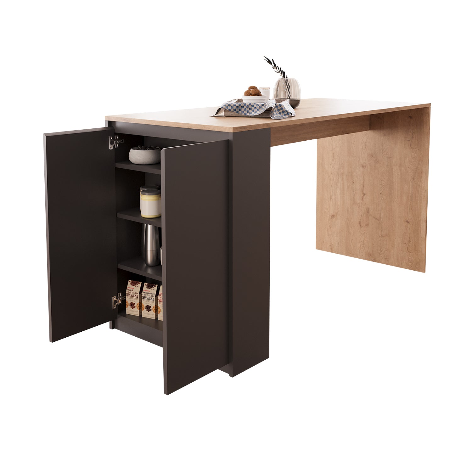 Bimossa G48-6 Edgar 6 Tabureli Bar Masası