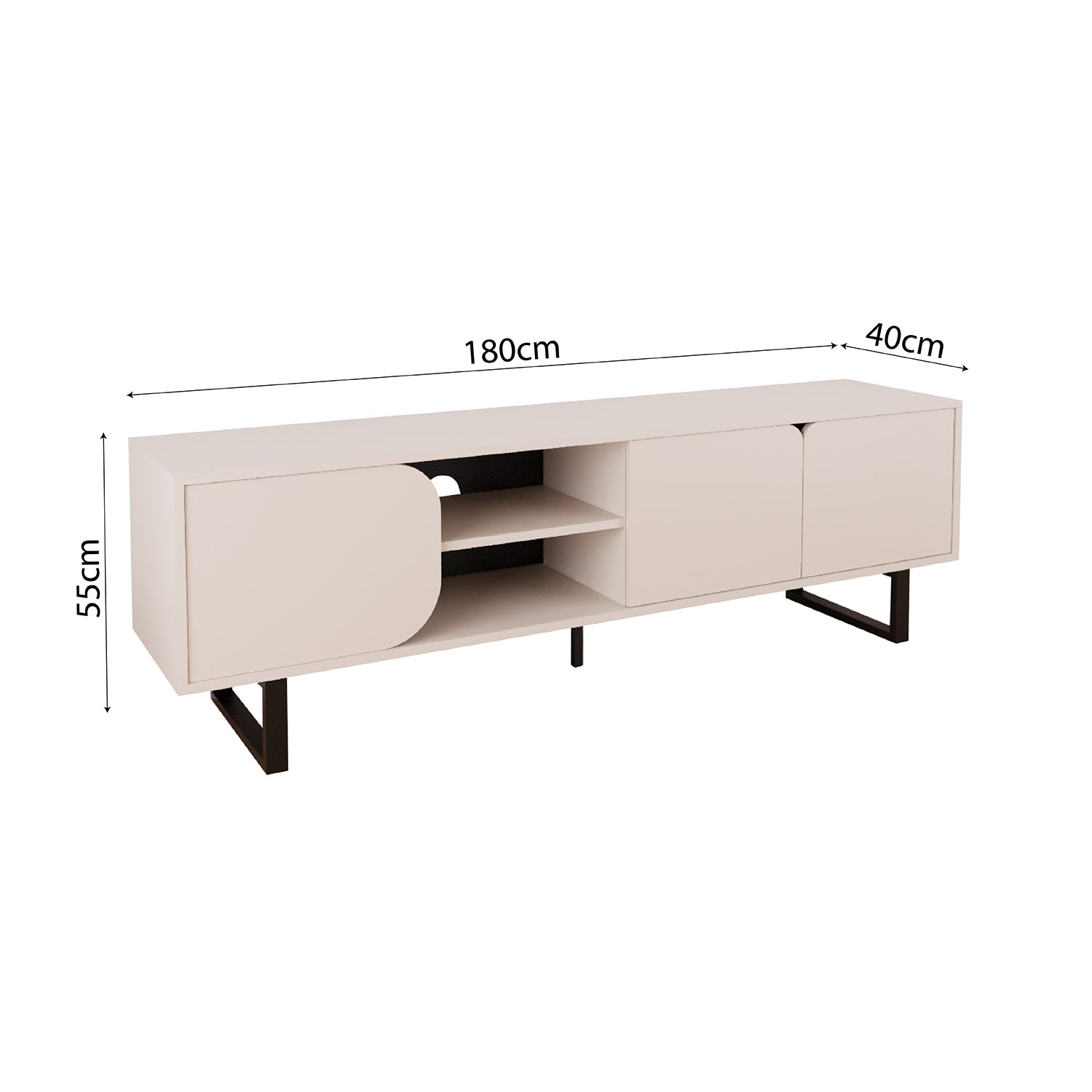 Bimossa E15 Matis TV Ünitesi 180 cm | Modern TV Sehpası