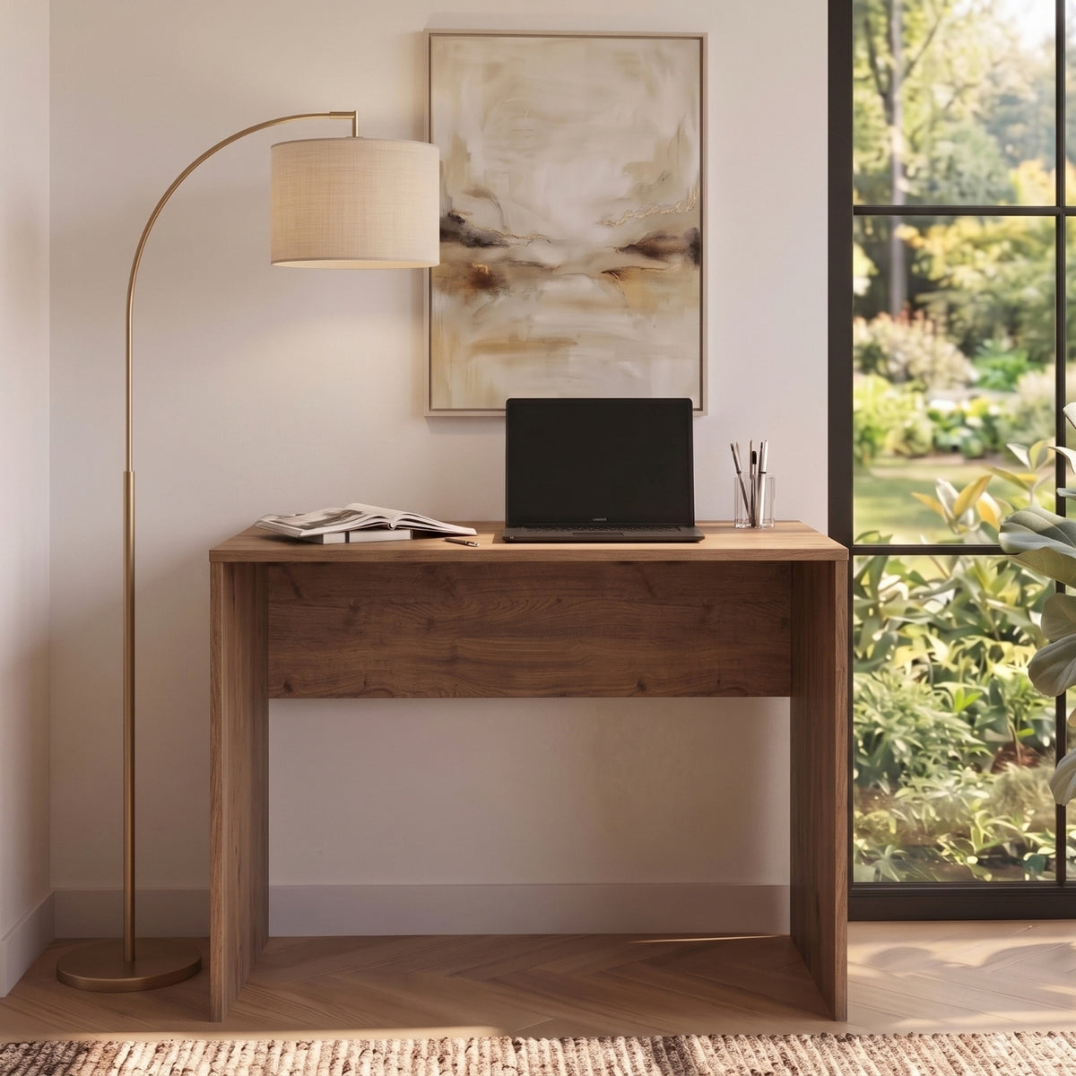 Bimossa S53 Betty Çalışma Masası, 90 cm Geniş Çalışma Alanlı Modern Çalışma Masası